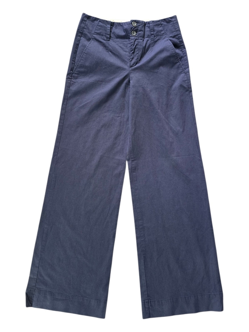 Vince Wide Leg Navy Chino Pants
